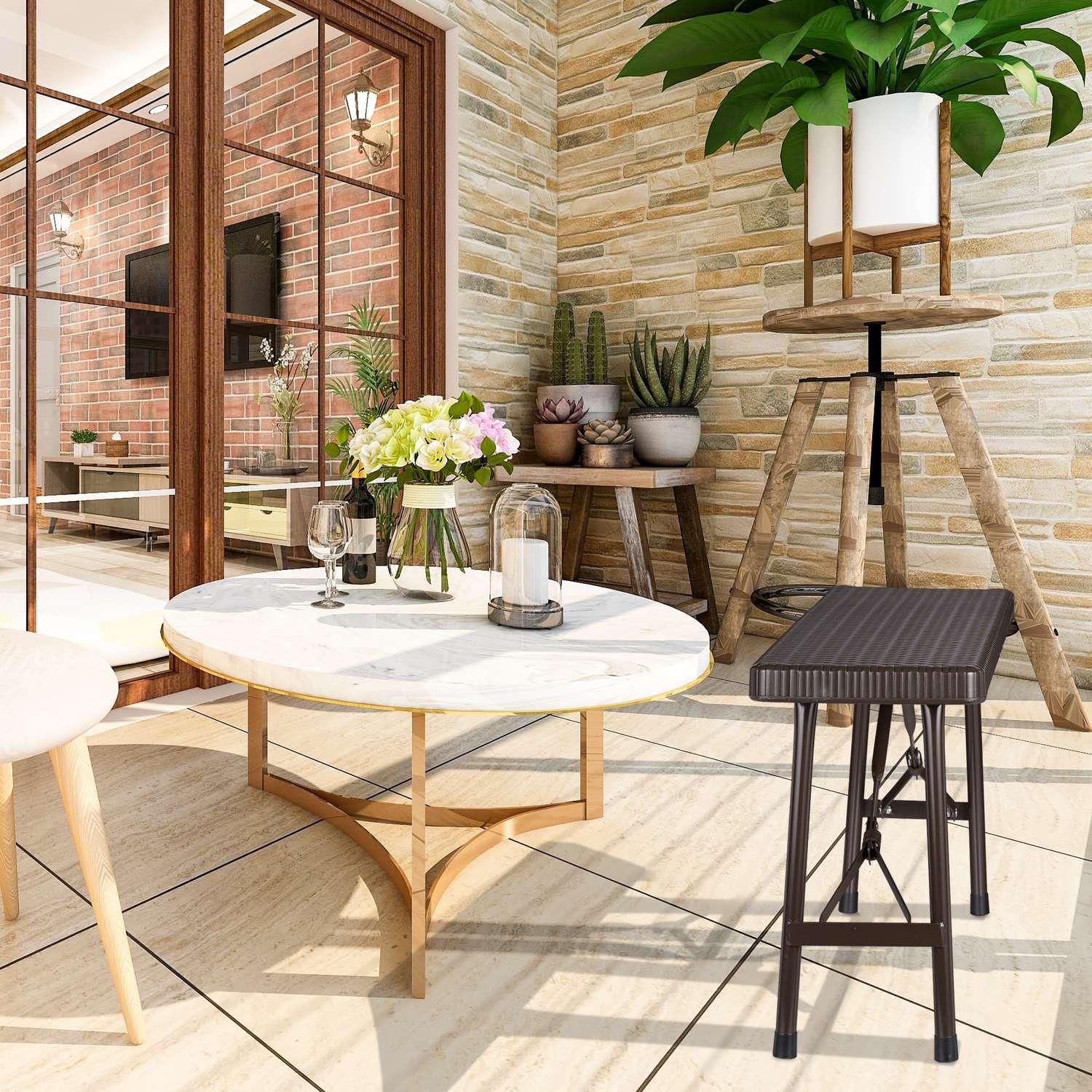 Northix Bankset mit 2 Bänken für Braunbier  