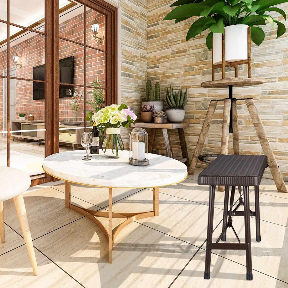 Northix Bankset mit 2 Bänken für Braunbier  