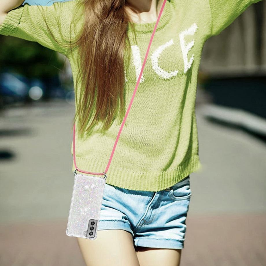 Cover-Discount  Galaxy S21 FE - Hülle Mit Umhängeband 