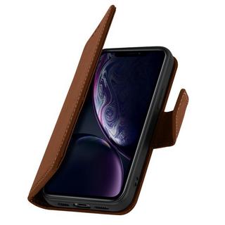 Avizar  Étui iPhone XR Cuir Premium Marron 