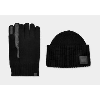 UGG  M KNIT BEANIE AND GLOVE SET-LXL 