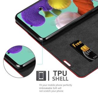 Cadorabo  Housse compatible avec Samsung Galaxy A52 (4G / 5G) / A52s - Coque de protection avec fermeture magnétique, fonction de support et compartiment pour carte 