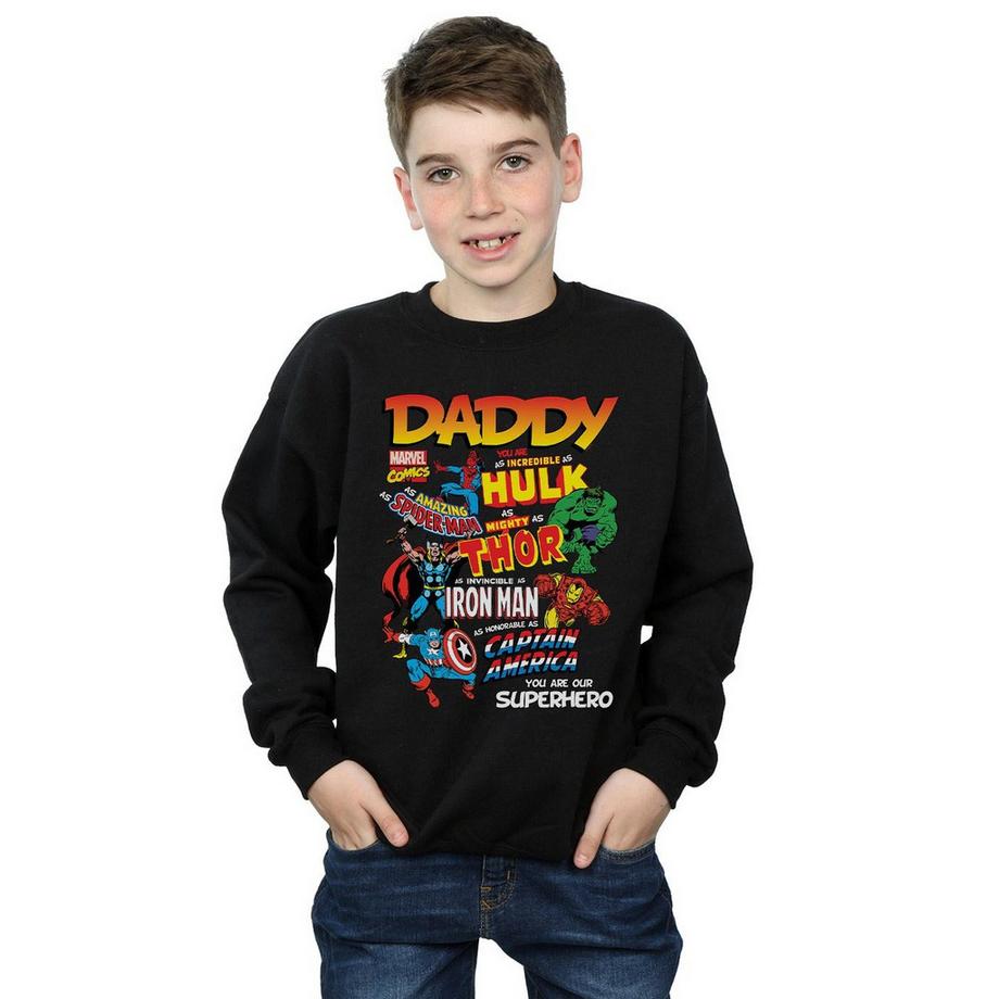 MARVEL  Our Dad Superhero Sweatshirt 