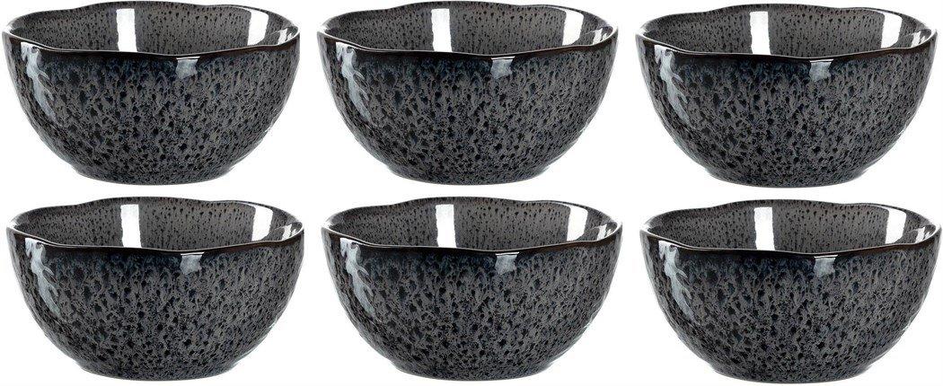 LEONARDO Dessert-Schale Matera 6 Stück, Anthrazit  