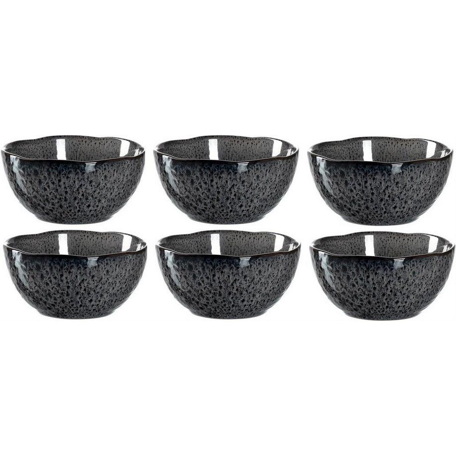 LEONARDO Dessert-Schale Matera 6 Stück, Anthrazit  