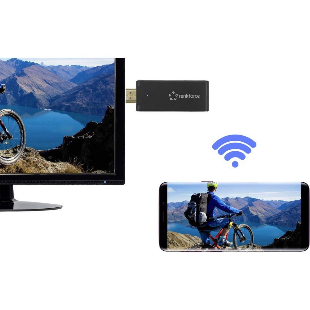 Renkforce  Clé de streaming HDMI (AirPlay, Miracast, DLNA) 