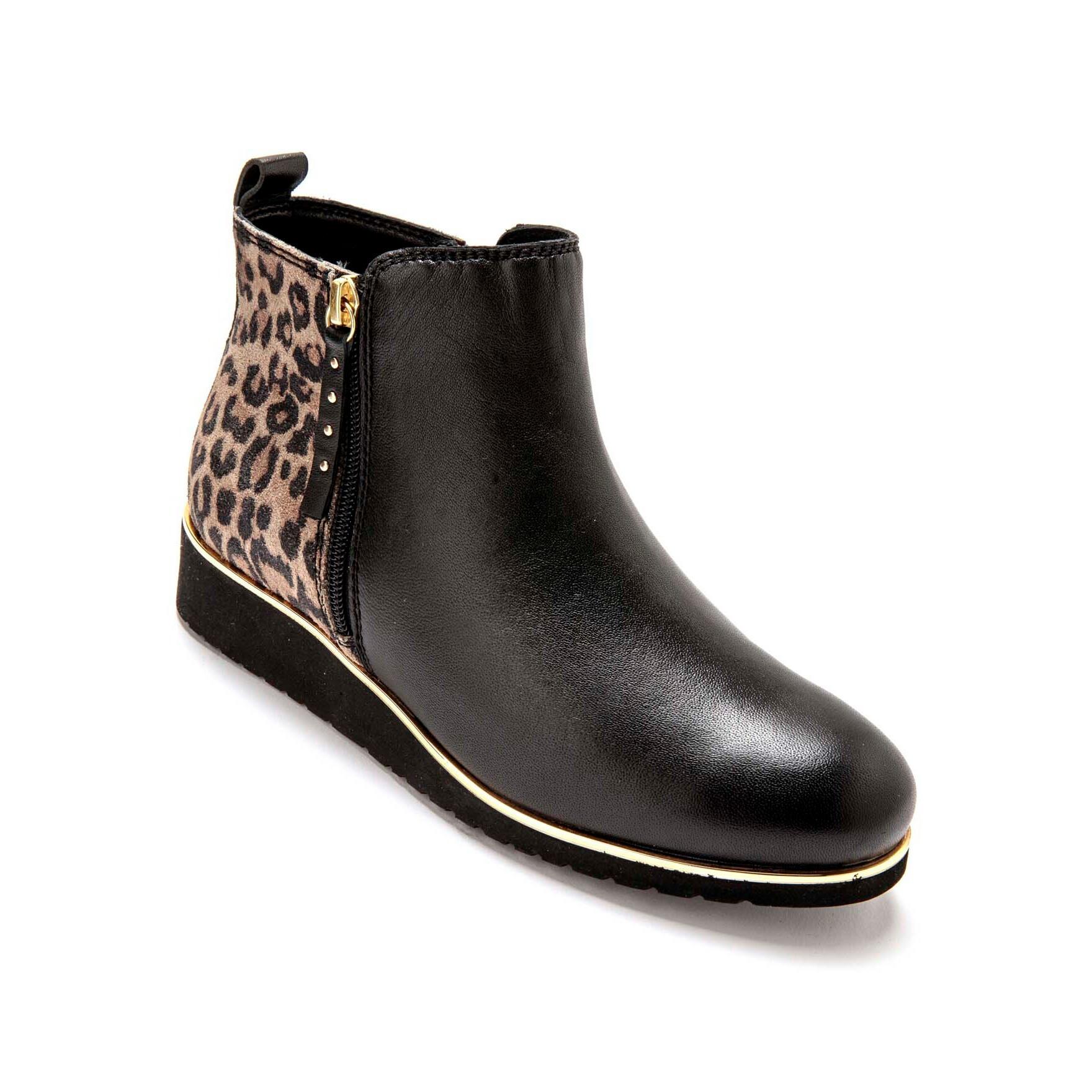 Pédiconfort  bottines double glissière 