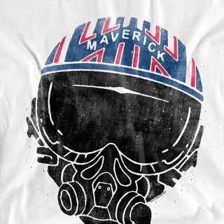Top Gun Maverick T-Shirt Stampata Maniche Lunghe  