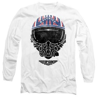 Top Gun Maverick T-Shirt Stampata Maniche Lunghe  