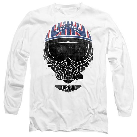 Top Gun Maverick T-Shirt Stampata Maniche Lunghe  
