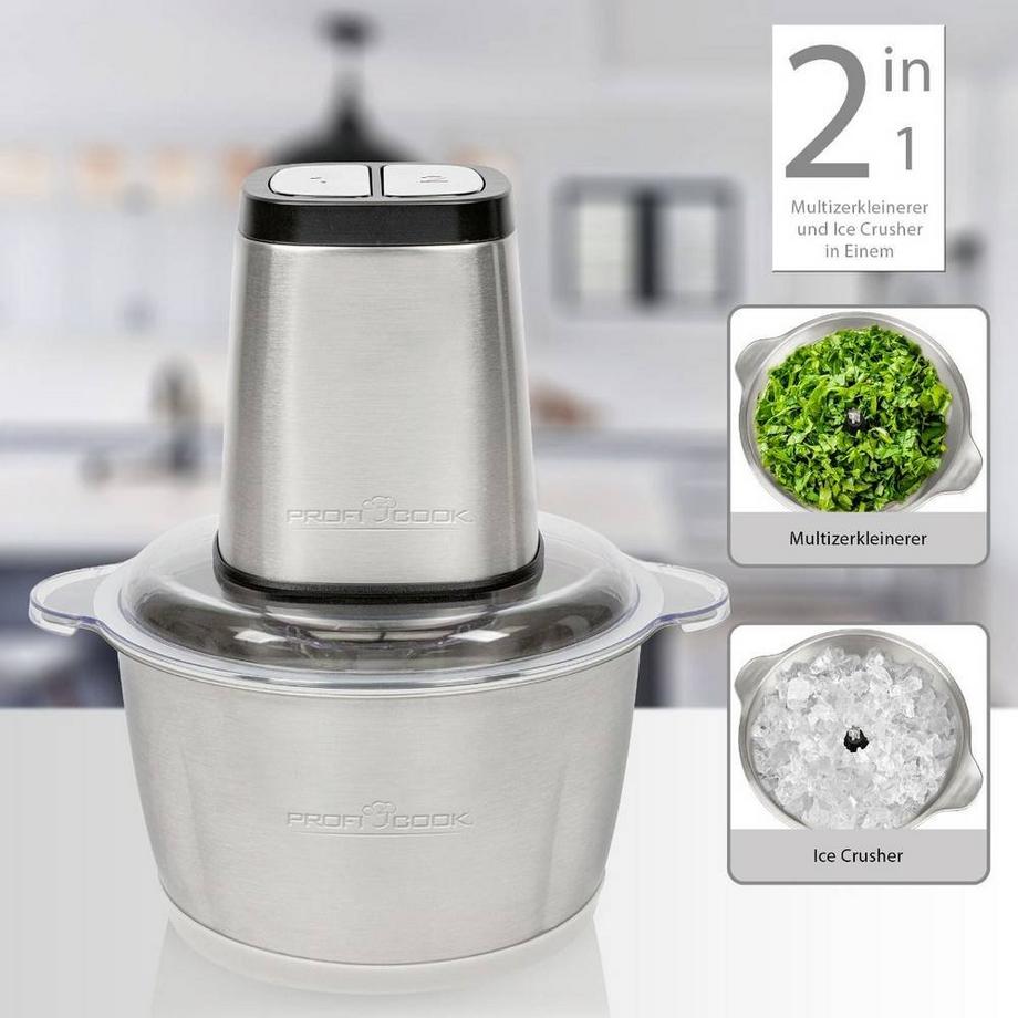 Profi Cook Hachoir multifonction ProfiCook en acier inoxydable  