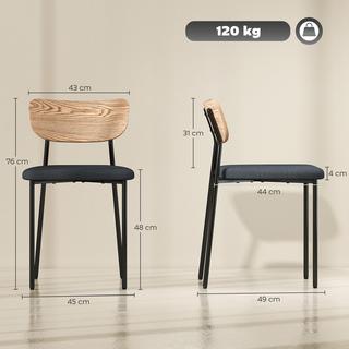 HOMCOM Esszimmerstühle  