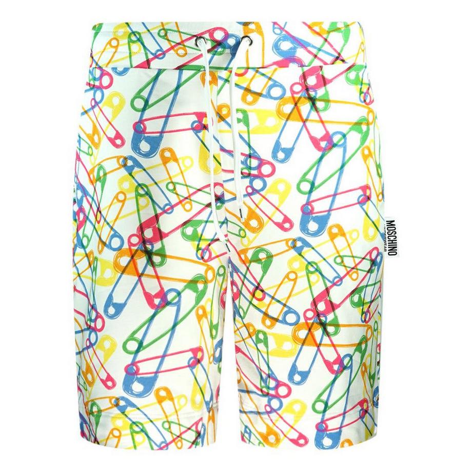 MOSCHINO Short Stampa Spilla da Balia Regular Fit  