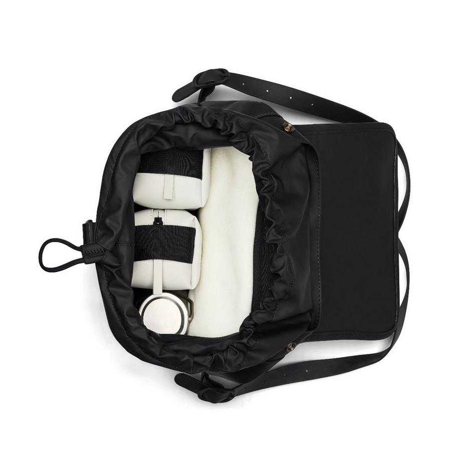 RAINS Bucket Backpack W3 Schwarz  