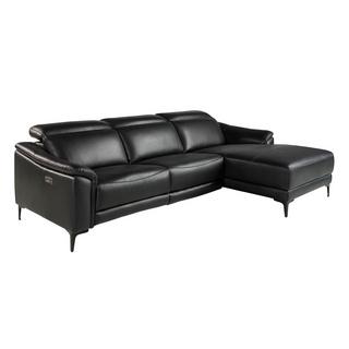 ANGEL CERDA Rechtes Chaiselongue-Relaxsofa ausem Leder  