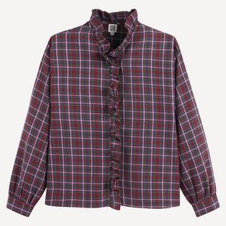 La Redoute Collections  Karierte Bluse mit langen Ärmeln 