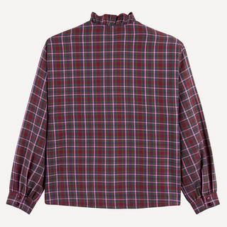 La Redoute Collections  Karierte Bluse mit langen Ärmeln 