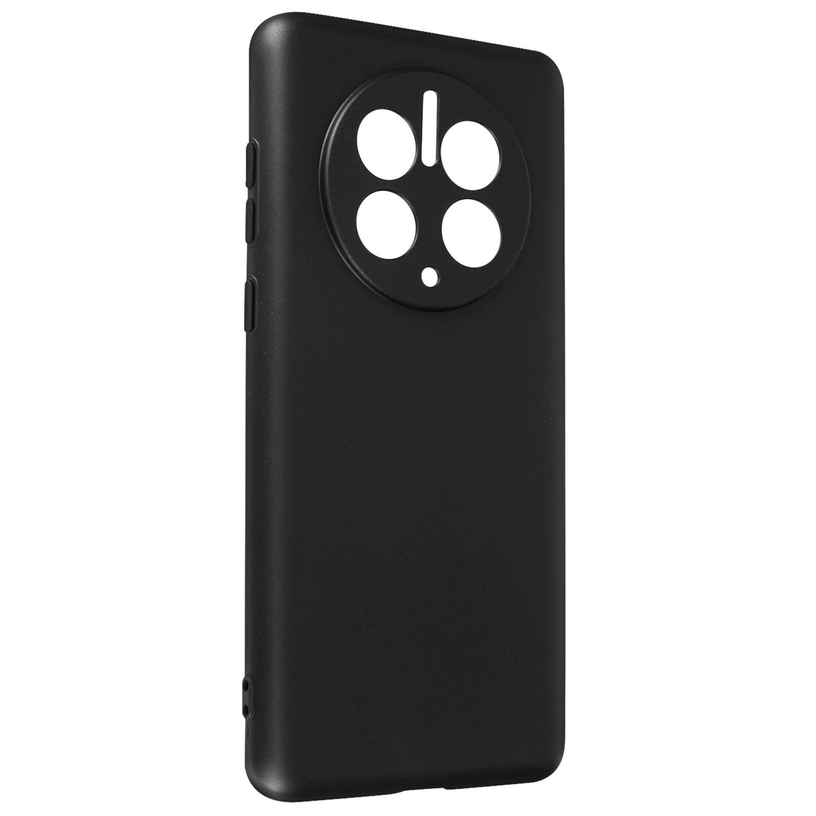 Avizar  Coque Huawei Mate 50 Pro Souple Mat Noir 