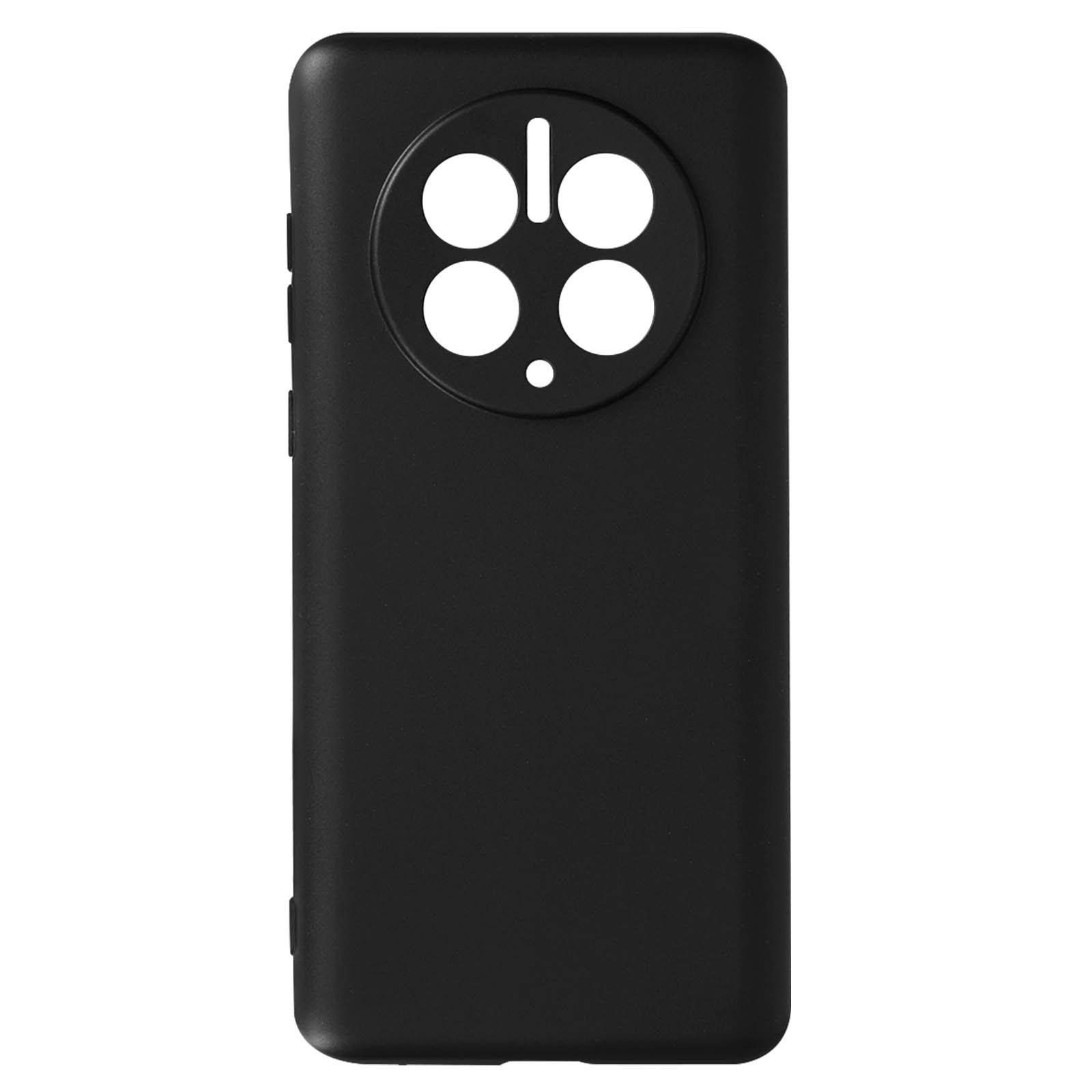 Avizar  Coque Huawei Mate 50 Pro Souple Mat Noir 