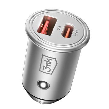 Autoladegerät 30W USB-C + USB , 3mk