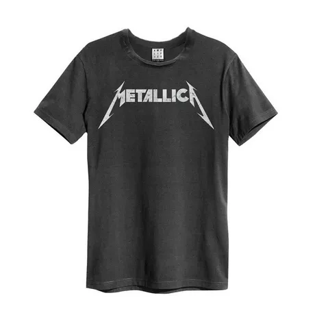 Amplified "Metallica Logo" TShirt  Charcoal Black
