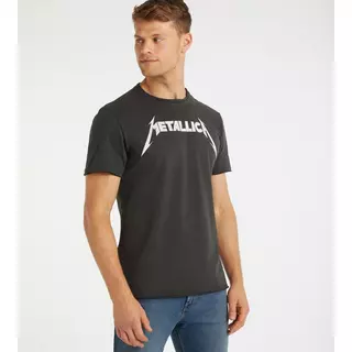 Amplified "Metallica Logo" TShirt  Charcoal Black