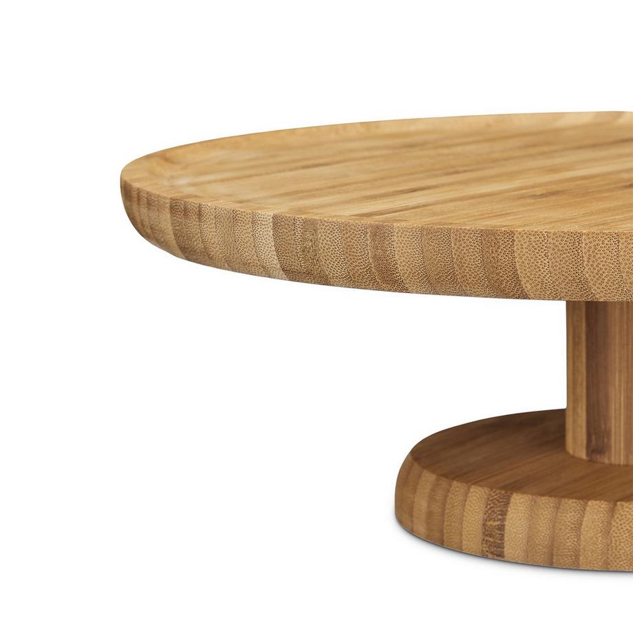 B2X Piatto per torta su base di bambù  