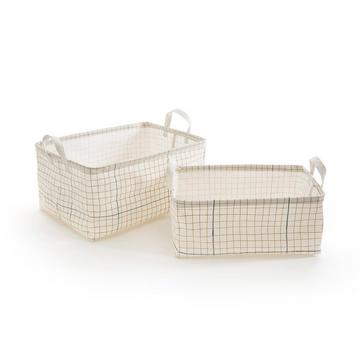 Set de 2 paniers de rangement taille M