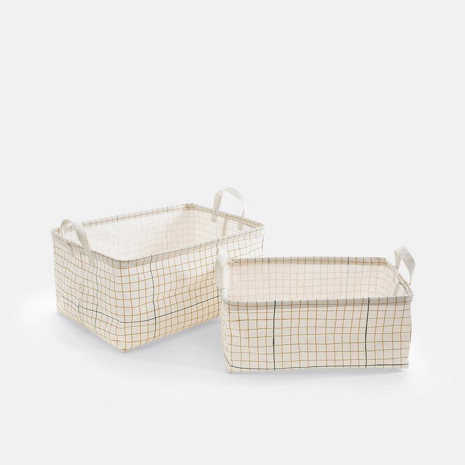 2er-Set Aufbewahrungskörbe ACAO