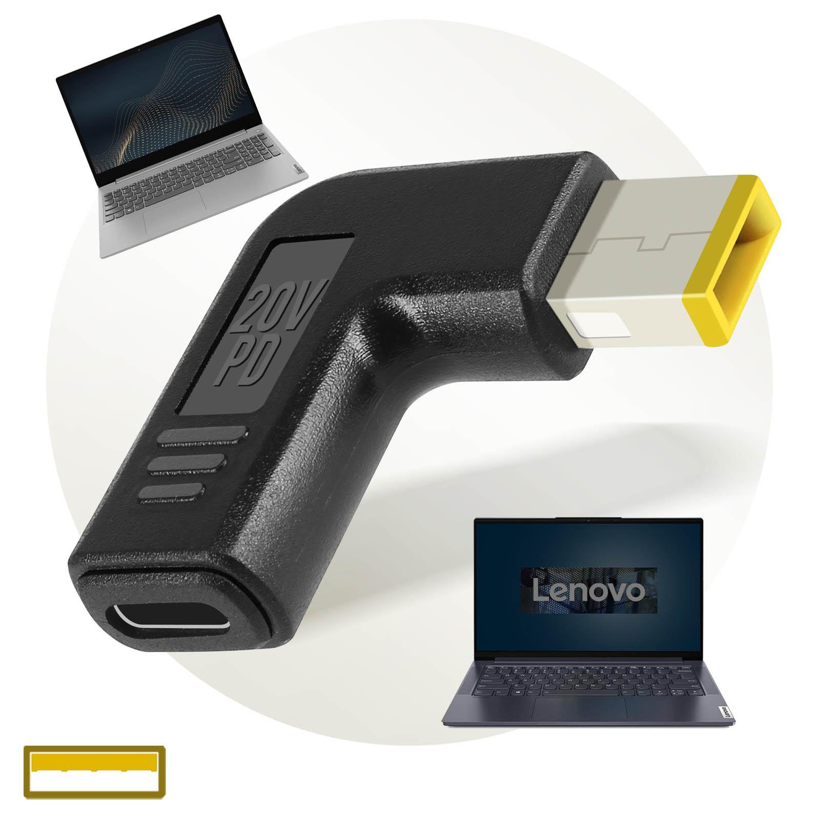 Avizar  USB-C / Lenovo Quadrat Stecker Adapter 