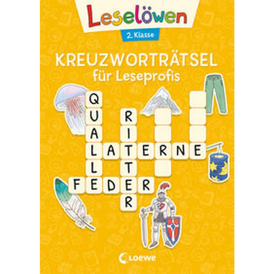 Loewe  Leselöwen Kreuzworträtsel für Leseprofis - 2. Klasse (Sonnengelb) 