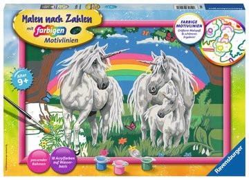 Ravensburger  Malen nach Zahlen Fabelhafte Einhornwelt 