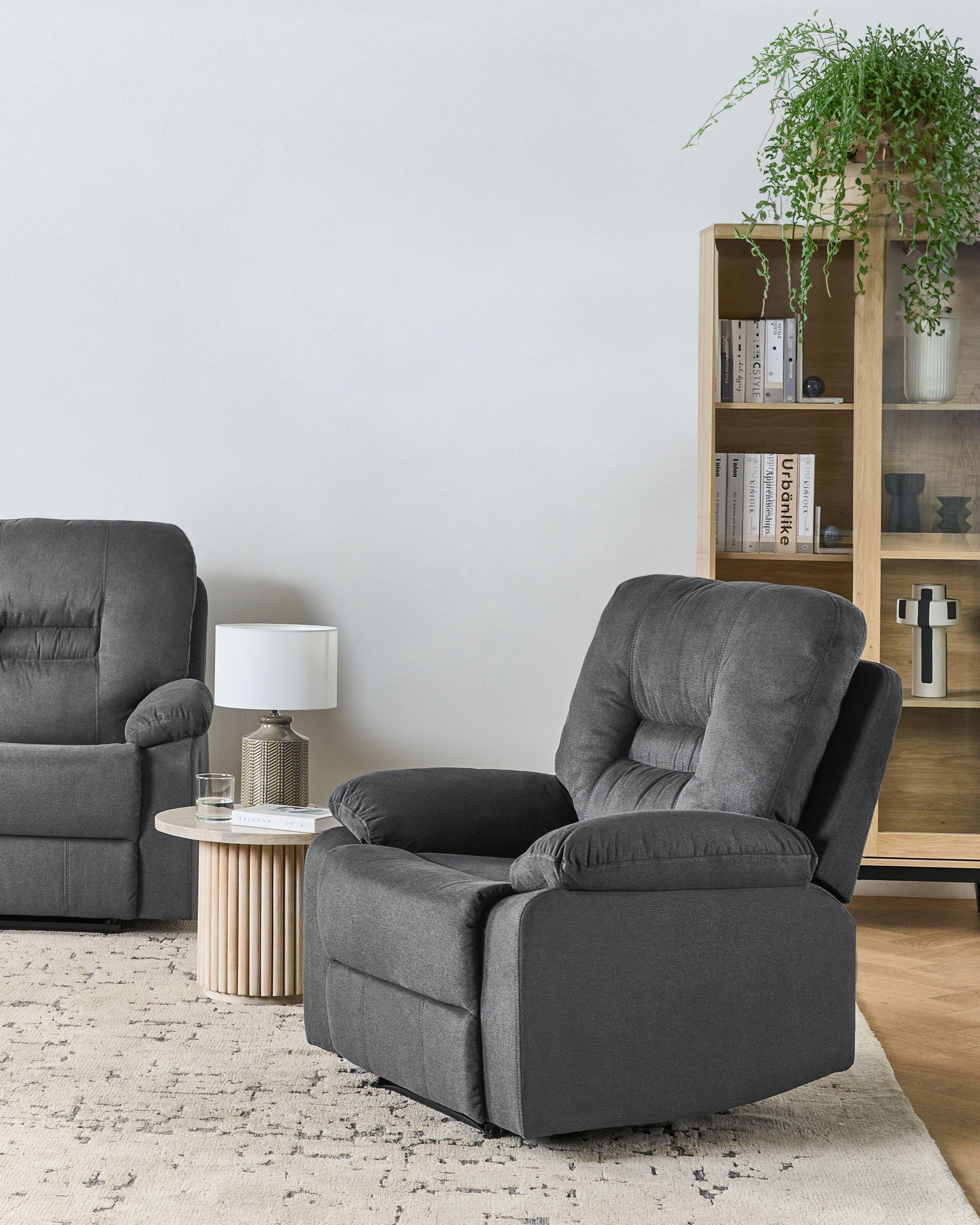 Beliani Fauteuil en Polyester Industriel BERGEN II  