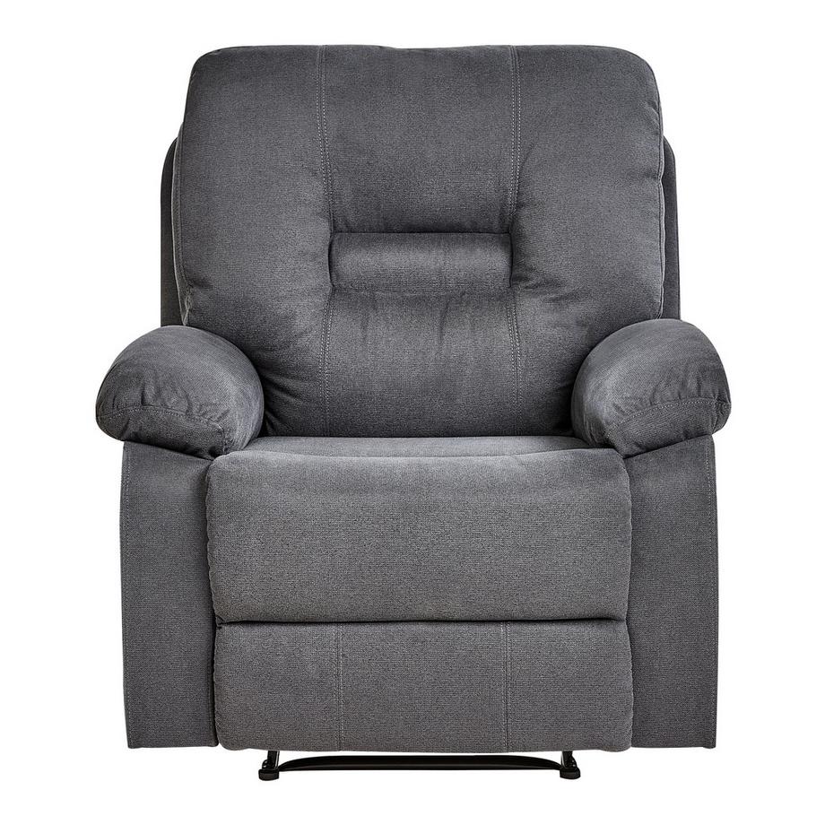 Beliani Fauteuil inclinable en Tissu  BERGEN  