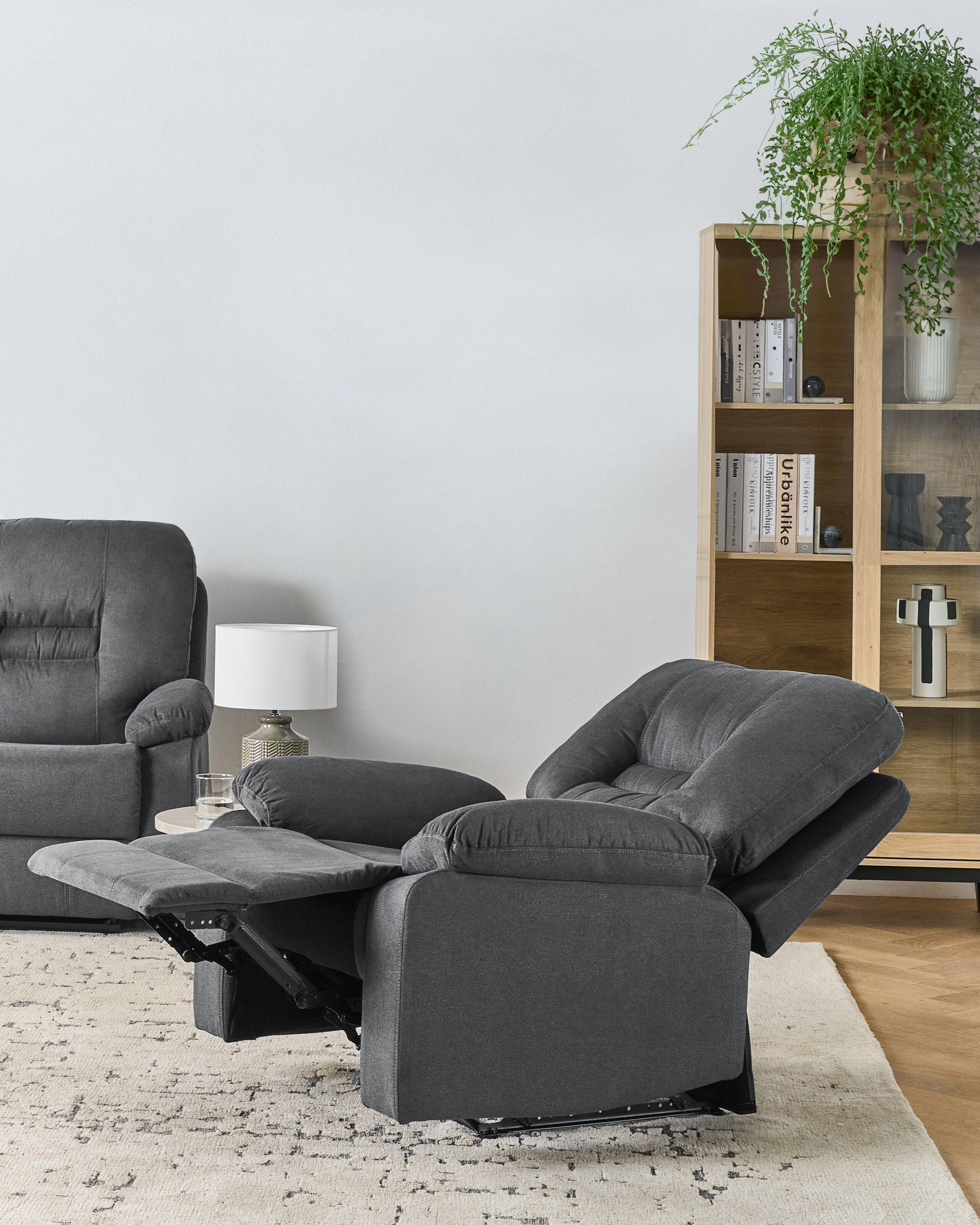 Beliani Fauteuil en Polyester Industriel BERGEN II  