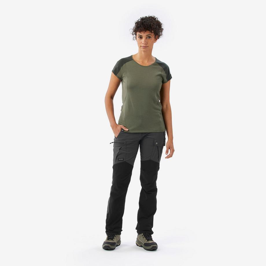 SIMOND TREK 500 Kurzarm T-Shirt  aus Merinowolle , Merino Resist khaki 