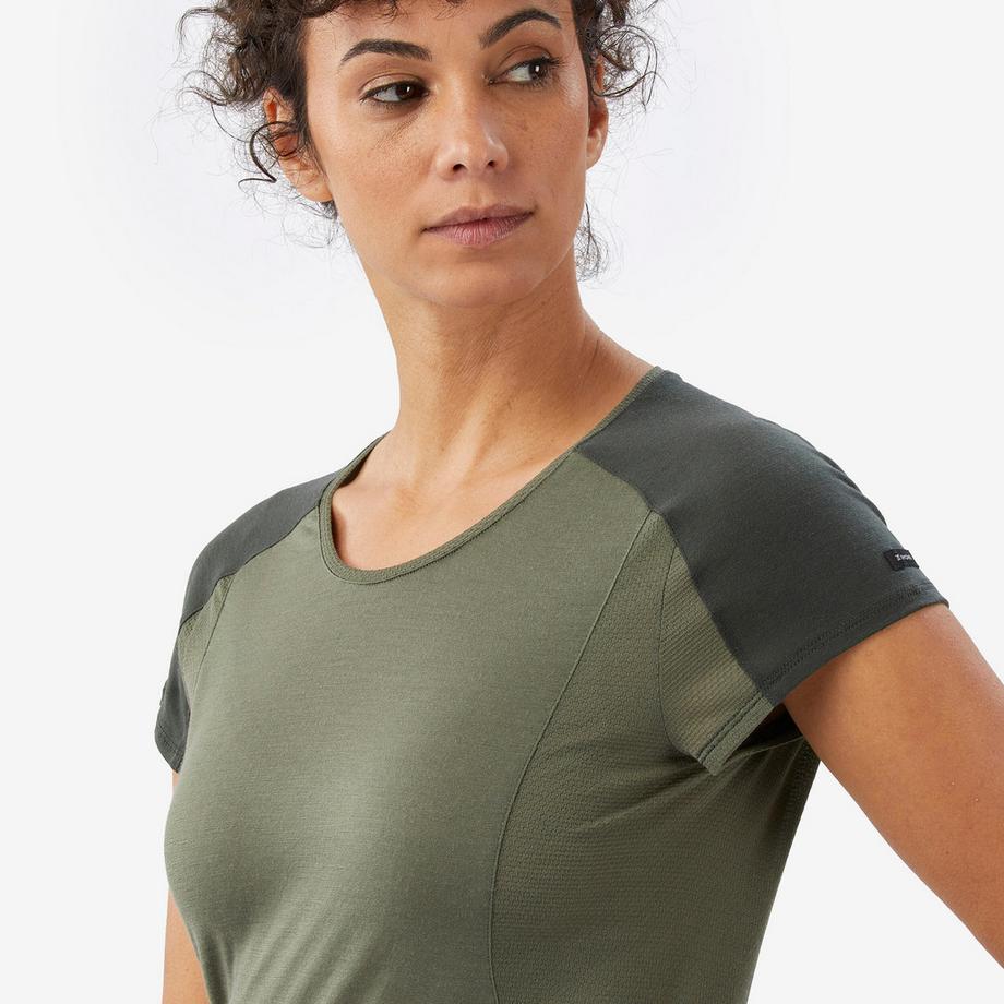 SIMOND TREK 500 Kurzarm T-Shirt  aus Merinowolle , Merino Resist khaki 