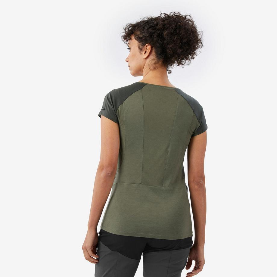 SIMOND TREK 500 Kurzarm T-Shirt  aus Merinowolle , Merino Resist khaki 