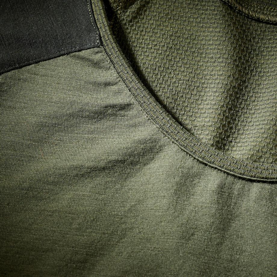 SIMOND TREK 500 Kurzarm T-Shirt  aus Merinowolle , Merino Resist khaki 