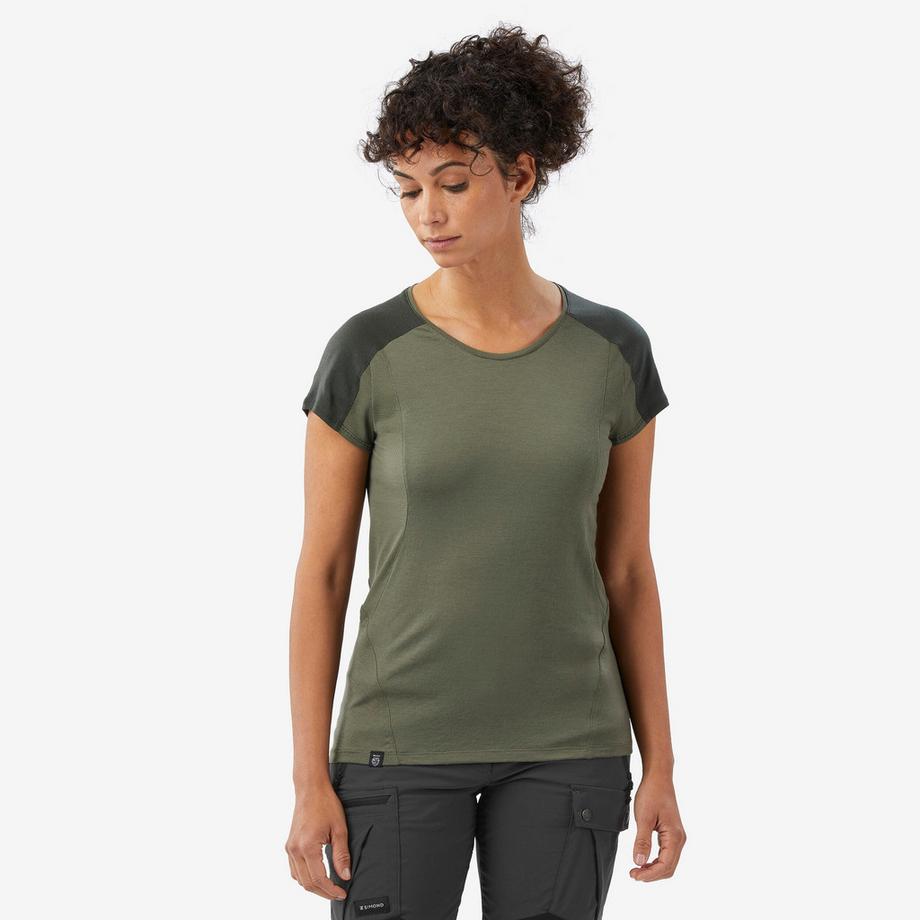 SIMOND TREK 500 Kurzarm T-Shirt  aus Merinowolle , Merino Resist khaki 
