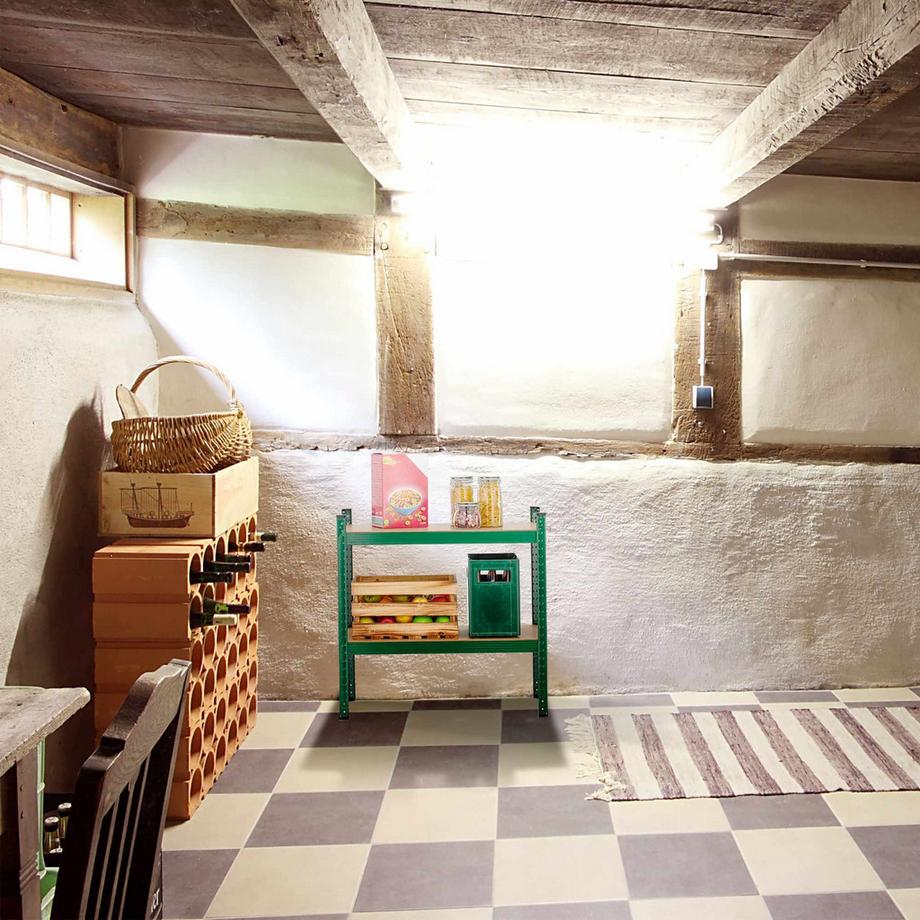 Northix  Stabiles Regal mit 4 Ebenen 