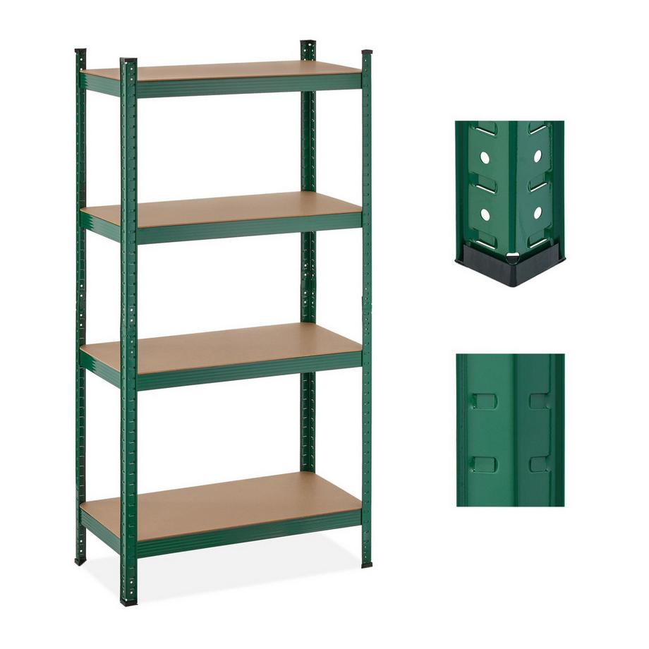 Northix  Stabiles Regal mit 4 Ebenen 