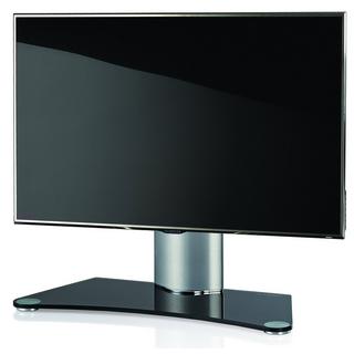 VCM TV Standfuß | Universal TV VESA | Aufsatz Erhöhung | Alu Fernseh Ständer | ESG-Sicherheitsglas | Maße ca. H. 52 x B. 70 x T. 30 cm -  WindoxaMini  