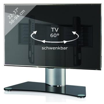 Universal TV VESA Standfuß Aufsatz Erhöhung Alu Fernseh Ständer Glas WindoxaMini