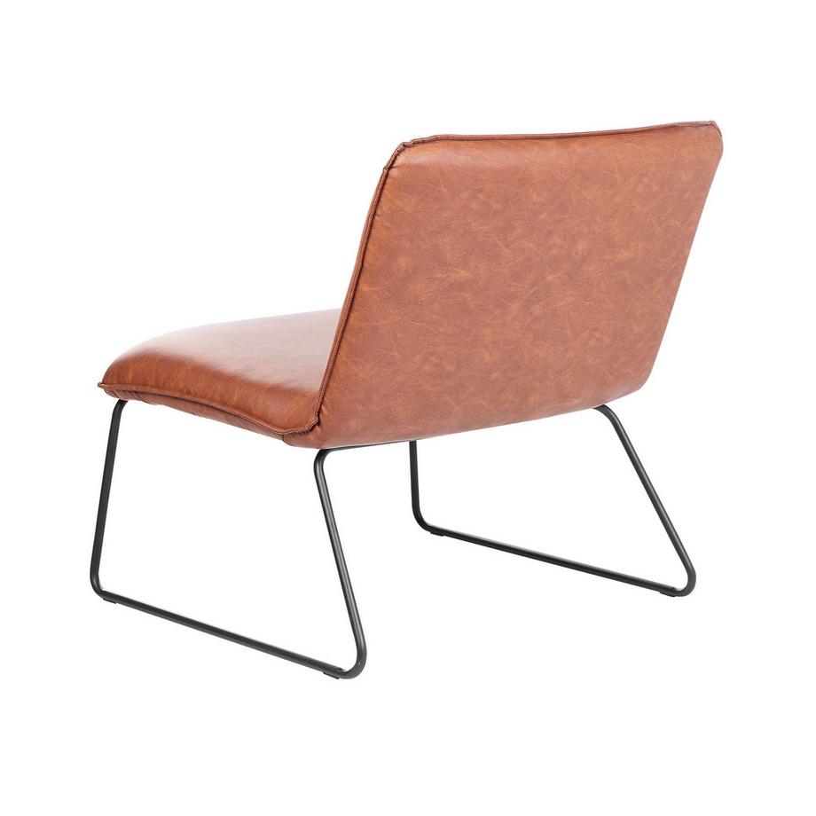 Beliani Fauteuil en Cuir PU Rétro COTULLA  