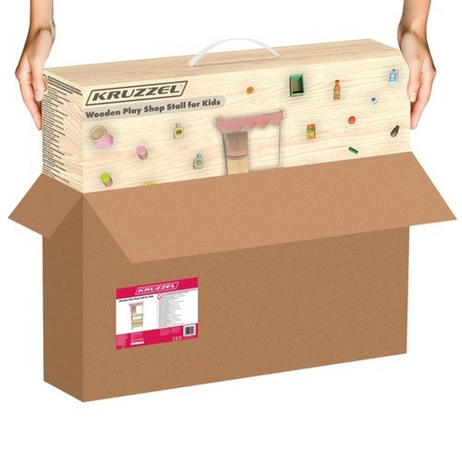 Kruzzel  Holzstall mit Zubehör Kruzzel 24888 