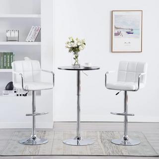 VidaXL Tabouret de bar cuir artificiel  