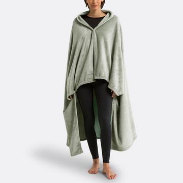 Plaid polaire à manches polyester recyclé