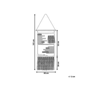 Beliani Suspension murale en tissu en Coton Boho ATHANI  