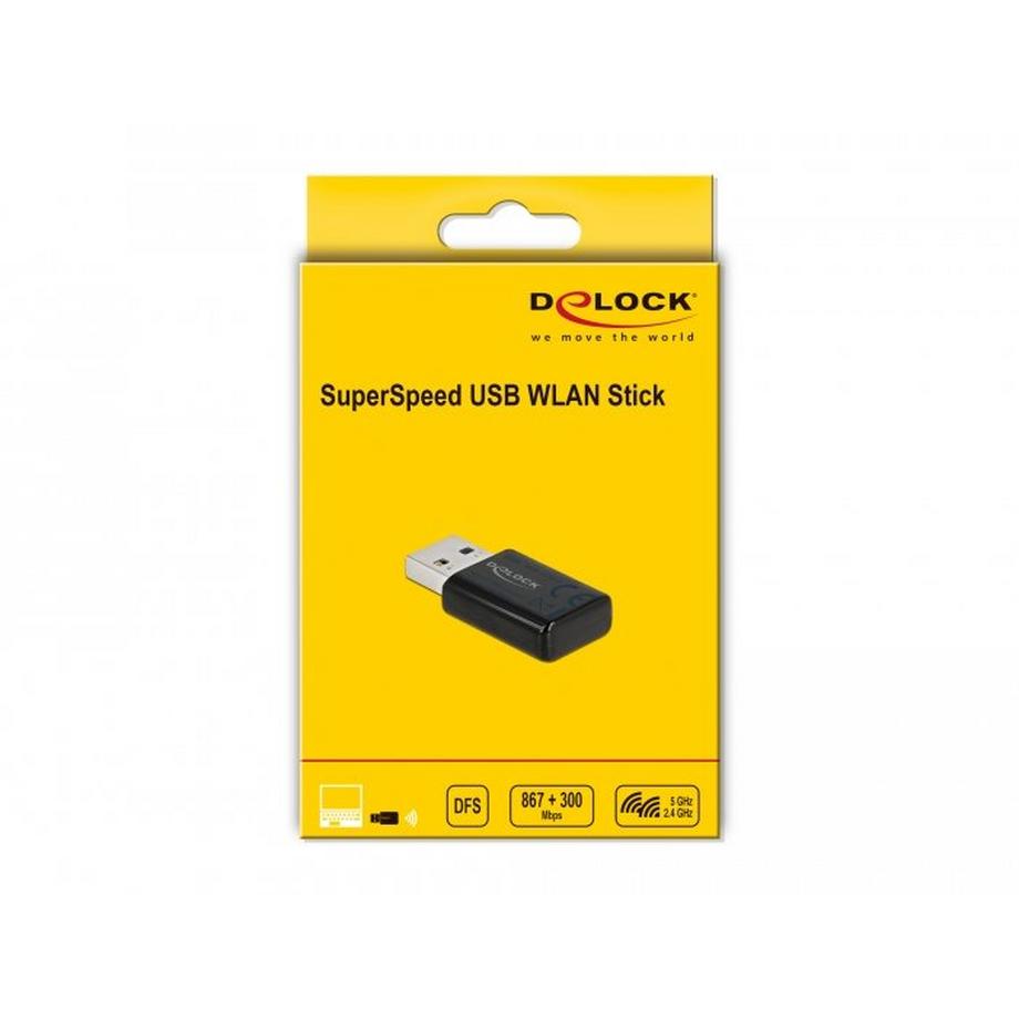 DeLock  WLAN-AC USB-Adapter 12550 mit WLAN 